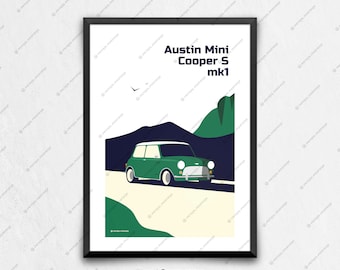 MINI Cooper S Art Print: Automotive Wall Art