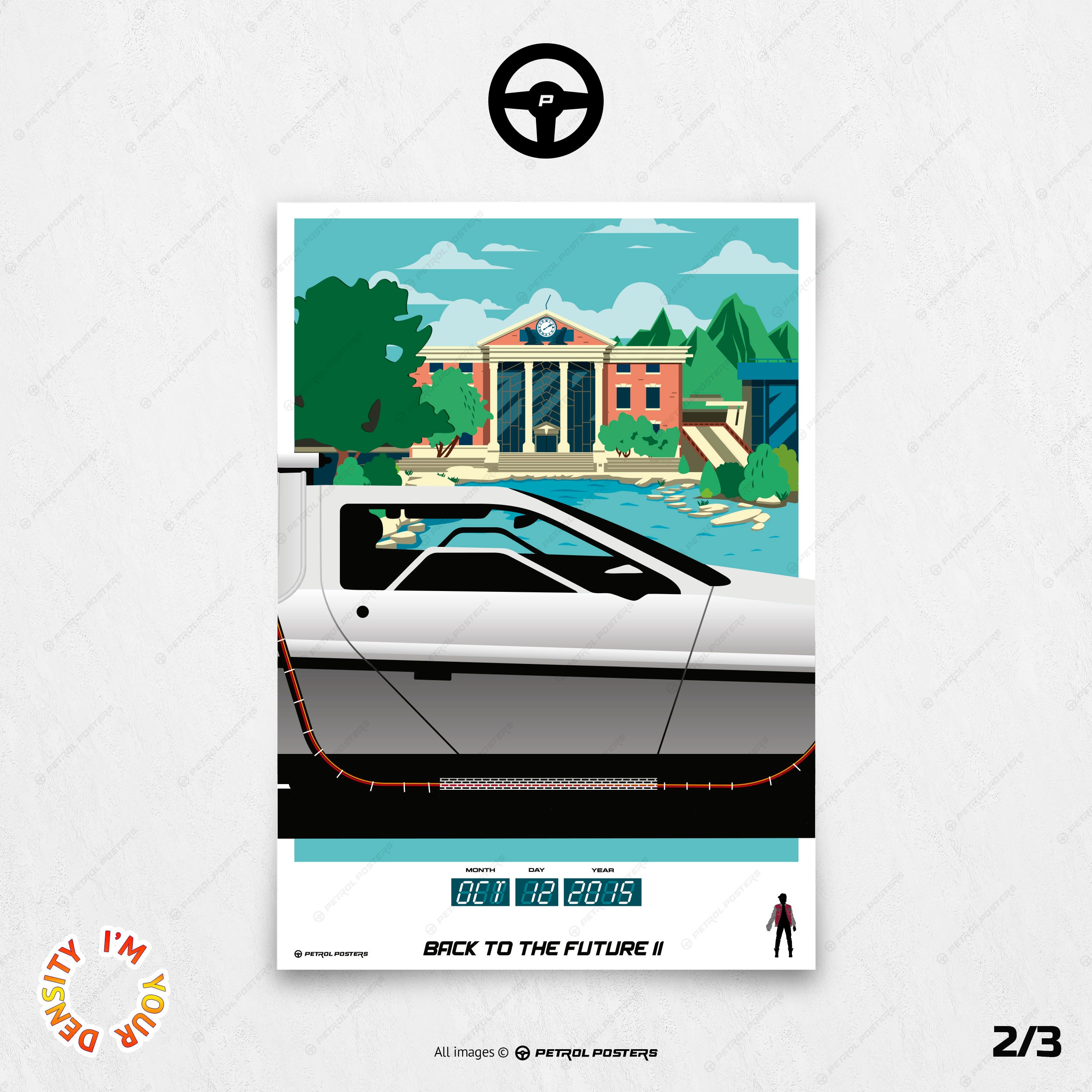 バック・トゥ・ザ・フューチャー三部作ポスターセット：80年代映画