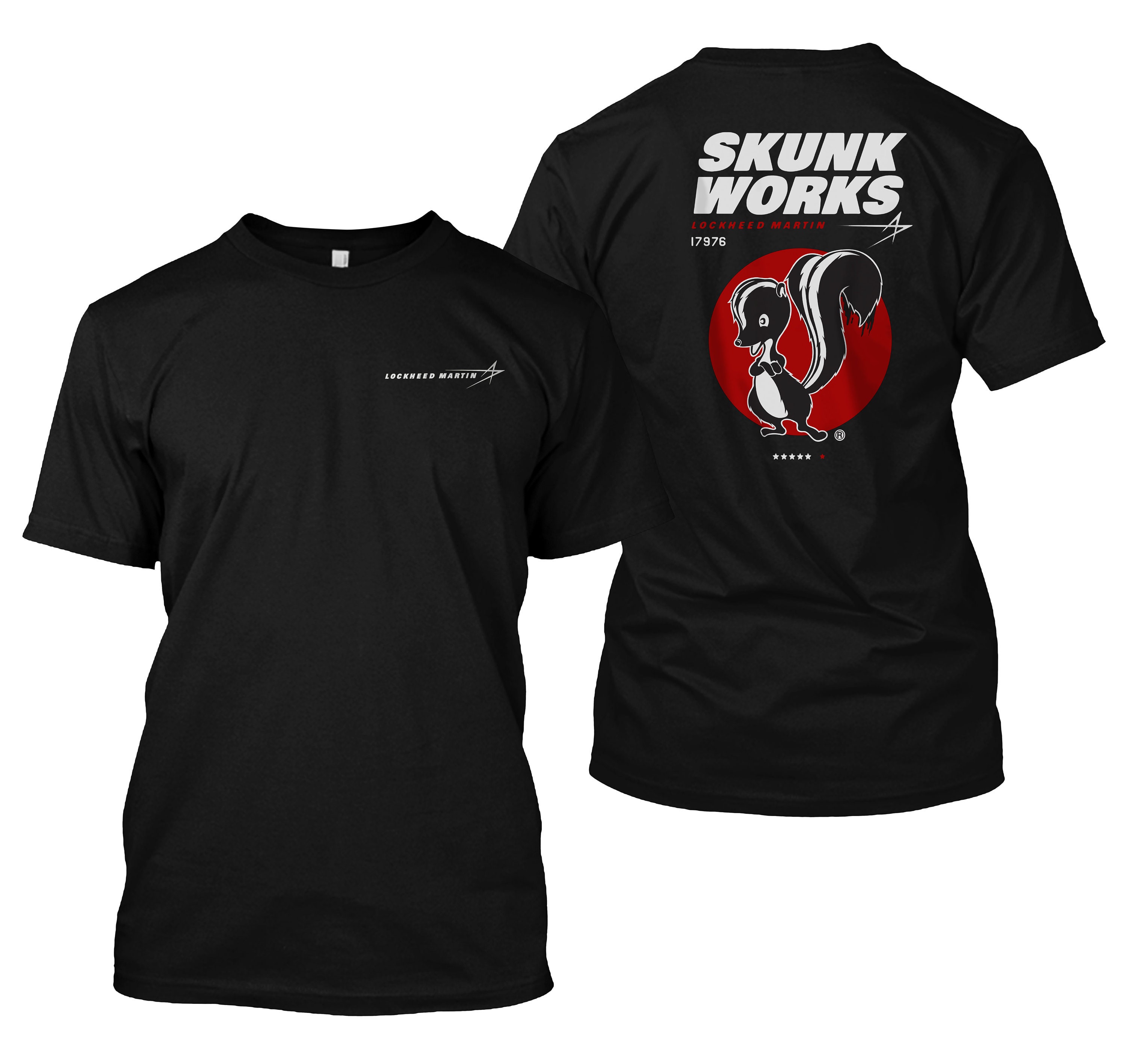New Lockheed Martin, Lockheed The Skunk Works Double sided tshirt