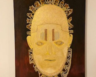 Iyoba African Mask Painting