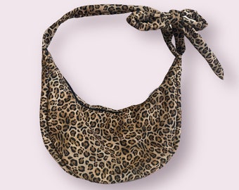 Crossbody Tasche Pari, Hobo Bag, Umhängetasche, Handtasche, Leopard / Cheetah Print