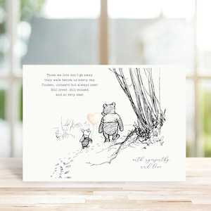 Sympathy Card, Condolence card, Sorry for your loss card, Sorrow card, Bereavement card, Remembering someone loved, Minimalist