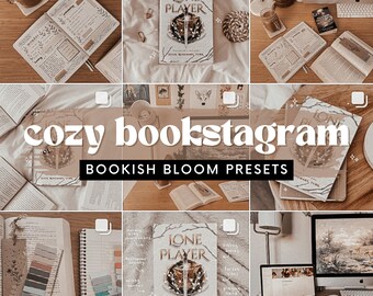 Esthetische Lightroom mobiele voorinstelling | Gezellige Bookstagram | Instagram-filters, humeurig, vintage, donkere academische wereld, neutraal, warm, donker,
