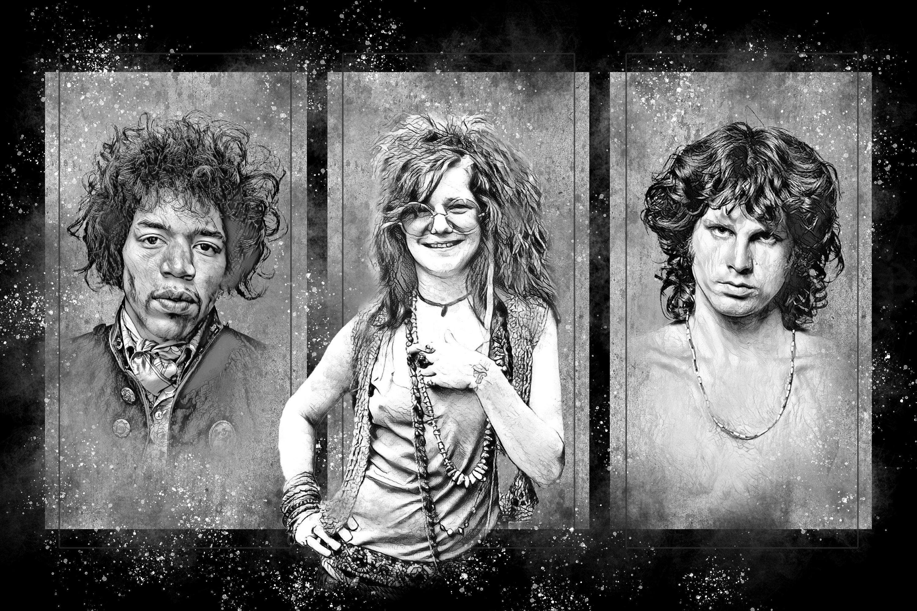 洋楽 Janis Joplin, Jimi Hendrix, Easy Rider Janis Joplin, Jimi Hendrix, Easy Rider