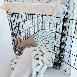 pet dog crate cover fabric cotton blanket mattress cover