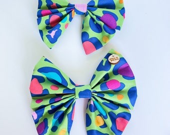 Rainbow Leopard Collection | Pet Dog Bowtie | Bandana | Pet fashion & accessories