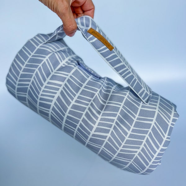 Dog Travel Mat - waterproof, light weight, super compact! Perfect for Training or Cafe outings.