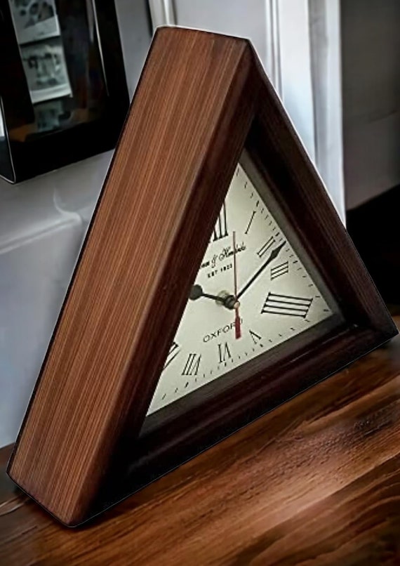 Handcrafted India Clock 12-Inch Wooden X Cross Wall Clock - Unique ...