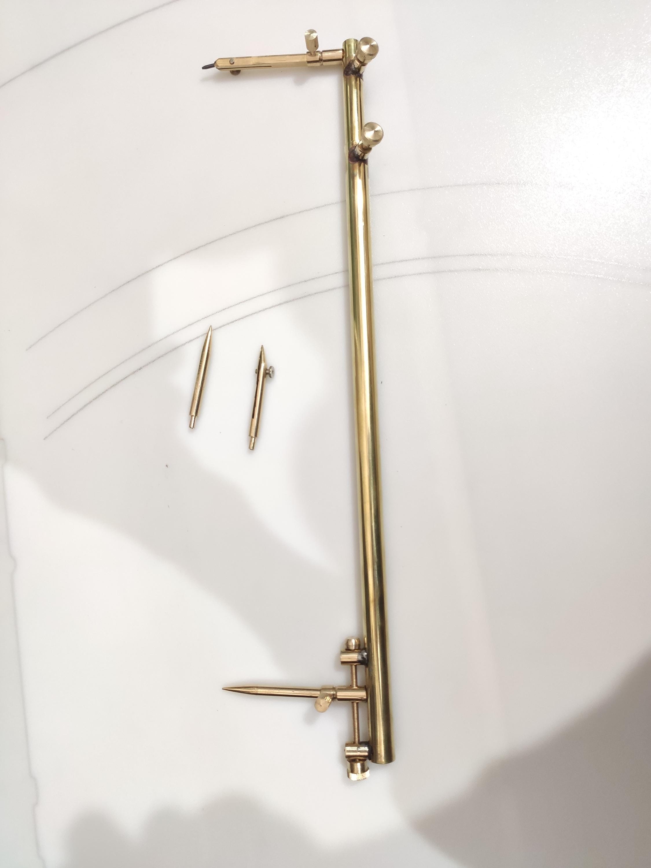Brass Beam Compass 30 Inch – Professional Drafting Tool for Large ...