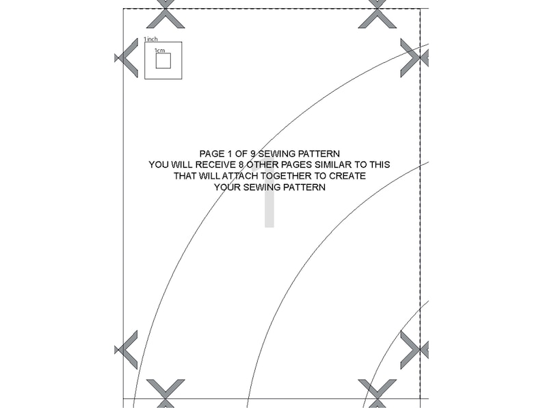 PDF Flower Ruffle Fanci Club Geïnspireerd Naaipatroon Tutorial Afdrukken van A4, A0 en Amerikaanse brieven afbeelding 7