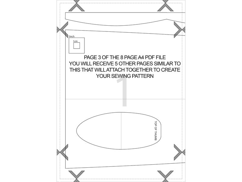 PDF Mesh Gloves Sewing Pattern / Sewing Pattern Women Etsy