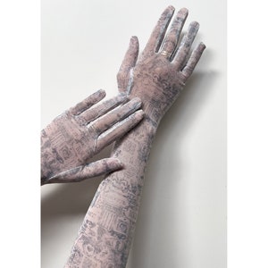 PDF Mesh Gloves Sewing Pattern / Sewing Pattern Women image 3