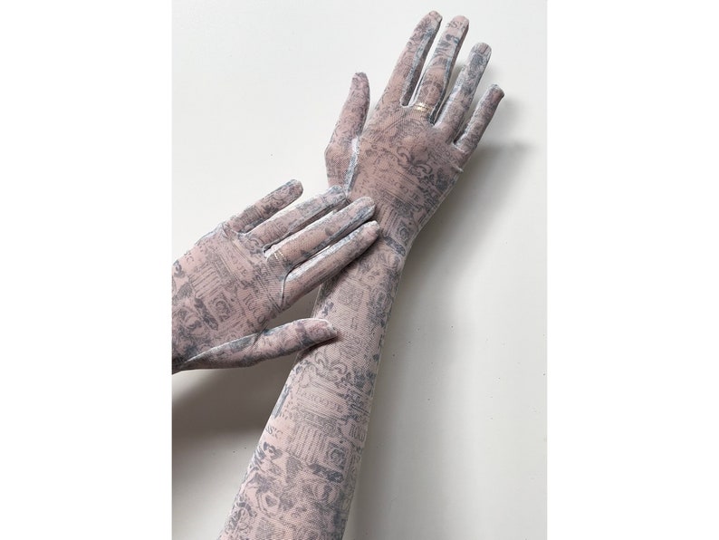PDF Mesh Gloves Sewing Pattern / Sewing Pattern Women image 3