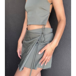 wrap tie skirt pattern