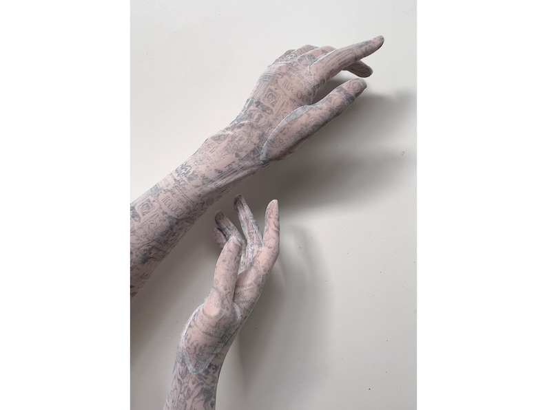 PDF Mesh Gloves Sewing Pattern / Sewing Pattern Women image 9