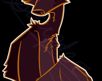OC "Huh?" Wesley-sticker weerwolf