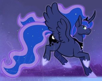 My Little Pony "Dreamscape Gallop" MLP Princess Luna Sticker