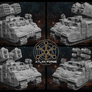 Arctodus Missile Vehicle | 32mm Sci-Fi Wargaming Miniature for Tabletop RPGs - Altan Forge