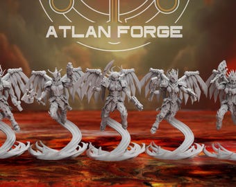 Persephonae of Hades – 32 mm Miniatur Dämon | Grimdark Sci-Fi Wargaming & RPG Resin Modell - Atlan Forge