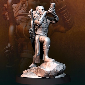 Wood elf musicians 28mm miniatures dnd minis fantasy miniatures dungeons and dragons miniatures for painting wargaming miniatures tabletop
