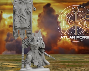 Angelic War Banners | 32mm Fantasy Miniatures for Tabletop RPG and Wargame Armies