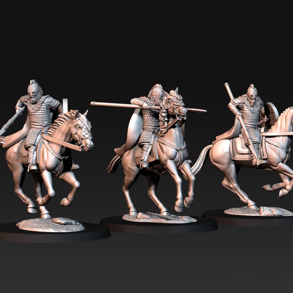 West Human Royal Guard mounted 28mm dnd miniature dungeon and dragons fantasy wargaming miniature tabletop wargame miniature for painting