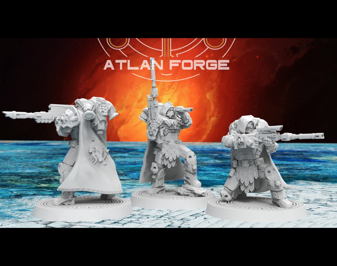 Minoan Snipers 32mm miniatures grimdark fantasy miniature dnd wargaming miniature dungeons and dragons gift RPG tabletop minis