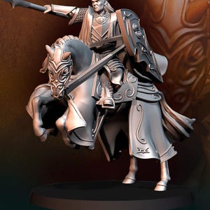 Elf king 28mm miniatures dnd minis fantasy miniatures dungeons and dragons miniatures for painting wargaming miniatures tabletop wargames