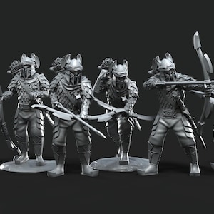Dragon Army Archers 28mm miniatures dnd minis fantasy miniatures dungeons and dragons miniatures wargaming miniatures tabletop