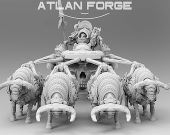 Minoan Chariot Bulls | 32mm Fantasy Miniatures for Tabletop RPGs & Wargames