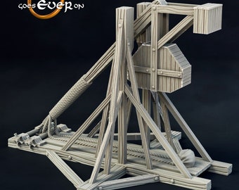 ゴンタン投石機 28mmミニチュア、D&Dファンタジーウォーゲーム