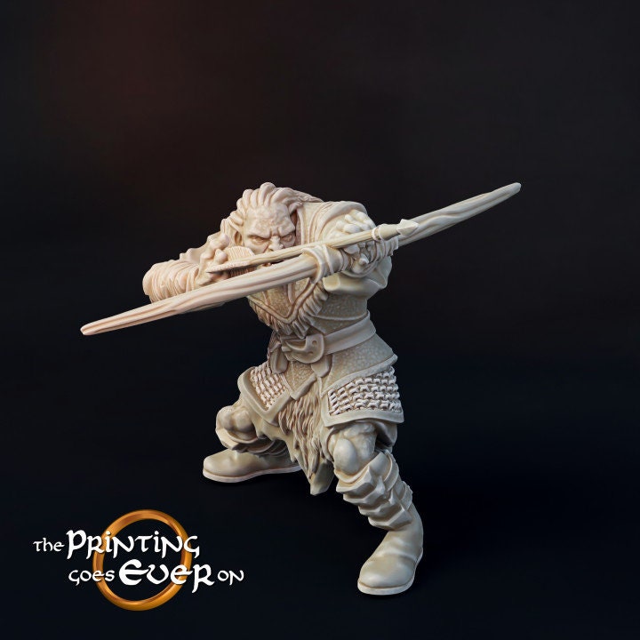 Belagerungsbestie Avec Orcs - 28mm Tabletop Chiffres - Tpgeo LSDA D&d