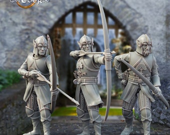 Gonthan Archers 28mm Miniature: Fantasy Wargaming Resin Kit