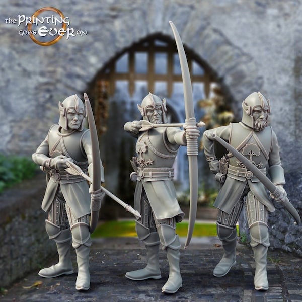 Gonthan Archers 28mm dnd miniature dungeon and dragons fantasy wargaming miniature  tabletop wargame  fantasy miniature for painting