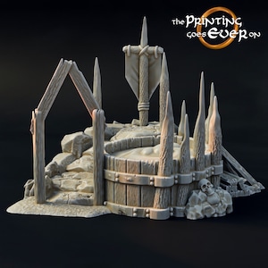 28mm Scatter Terrain spawning pit tabletop fantasy wargaming miniature dnd dungeons and dragons pathfinder miniature for painting gift