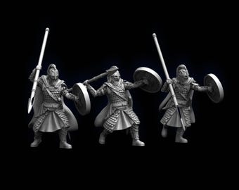 West Human Royal Guard Foot 28mm dnd miniature dungeon and dragons fantasy wargaming miniature tabletop wargame miniature for painting