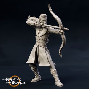 Laigalad Wood Elf Archer hero dnd fantasy tabletop wargames Miniature