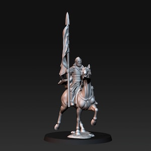 West Human Banner 28mm dnd miniature dungeon and dragons fantasy wargaming miniature tabletop wargame fantasy miniature for painting gift