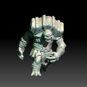 Battering Ram troll 28mm miniatures dnd fantasy miniatures dungeons and dragons minis wargaming miniatures tabletop wargames miniature