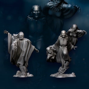 Shadow Shades 28mm miniatures dnd mini wargaming miniatures dungeon and dragons miniautres for painting fantasy miniatures gift
