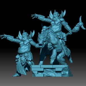 Donorg the fat orc shaman 28mm miniatures dnd gift fantasy miniatures dungeons and dragons wargaming miniatures tabletop wargames