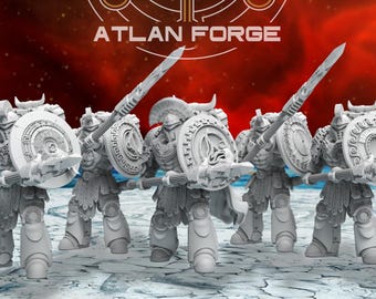 Falange Prometeica / Miniaturas de infantería de ciencia ficción y fantasía de 32 mm para juegos de rol de mesa y juegos de guerra