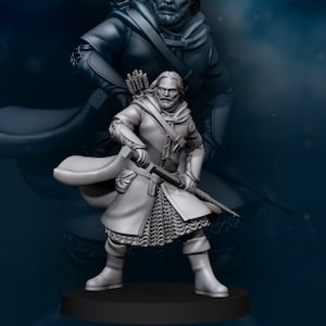 Captain of the North 28mm miniatures dnd minis fantasy miniatures dungeons and dragons miniatures painting wargaming miniatures tabletop