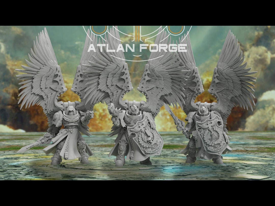 Figurine Asgardian Ravens 32mm - Pour Jeux De Plateau Sci-fi/fantasy, Grimpdark, Non Peinte, Neuve