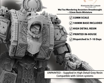 Wai Toa Wandering Ancestors Dreadnought – 32mm Fantasy Wargaming Miniature for DnD, RPGs & Tabletop Painting