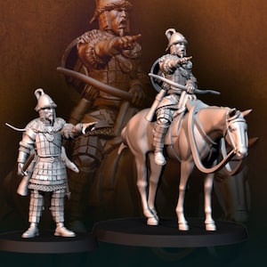 Attila the Huns historic warriors 28mm miniatures dnd fantasy miniatures dungeons and dragons wargaming miniature tabletop wargame miniature