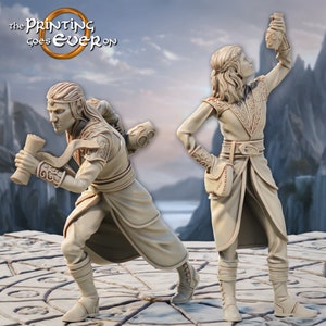 Silver Shore Elven Healers 28mm miniatures dnd fantasy miniatures dungeons and dragons miniatures painting wargaming miniatures tabletop