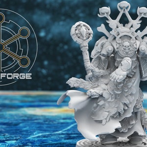 Asgardian Storm Priest 32mm wargame fantasy miniature dnd wargaming miniature dungeons and dragons painting gift RPG tabletop minis