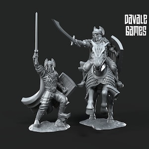 Dragon Army Captain 28mm miniatures dnd minis fantasy miniatures dungeons and dragons miniatures wargaming miniatures tabletop