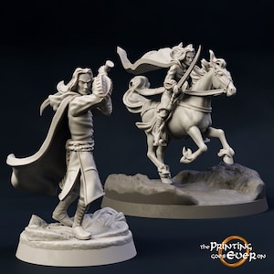 Elven Hero Golloccel 28mm miniatures dnd minis fantasy miniatures dungeons and dragons miniatures for painting wargaming miniatures tabletop